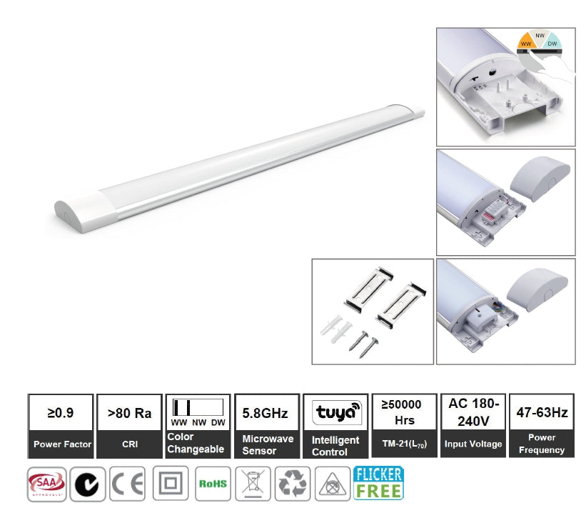 Linear Light 60W 5ft 100lm/w 4000K Non-dimmable