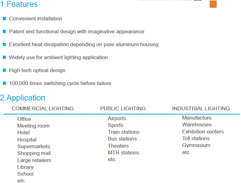 Linear Light 60W 5ft 100lm/w 4000K Non-dimmable