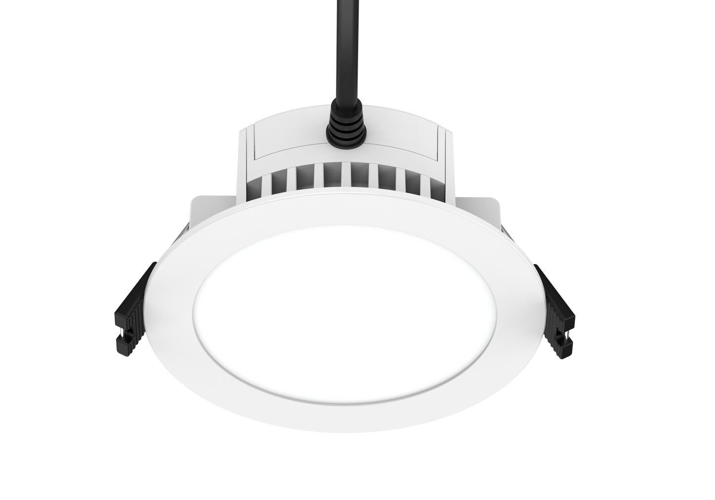 IC-4 90mm cutout integrated driver LED Downlight 106x40mm with flex cable & plug