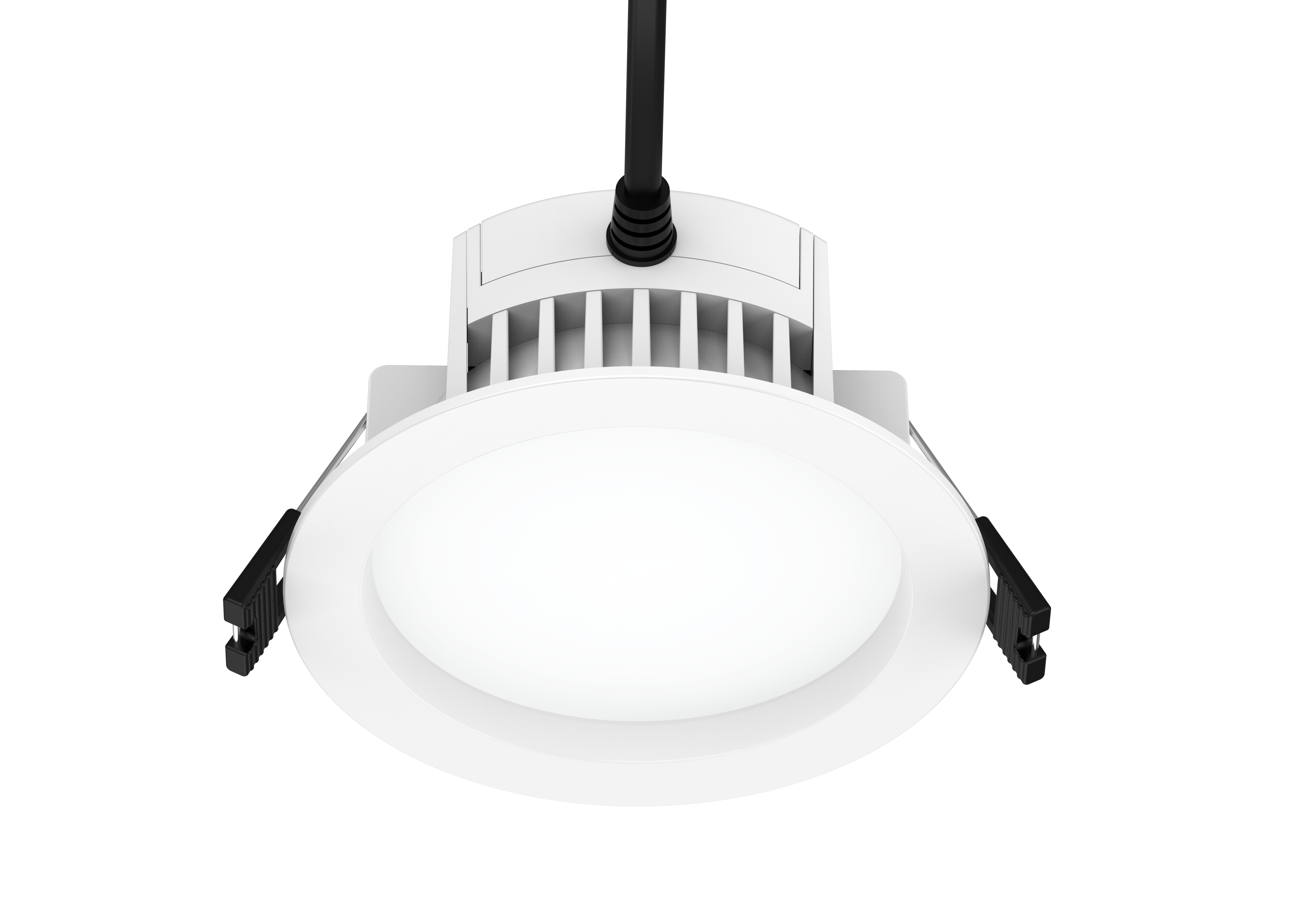 IC-4 90mm cutout integrated driver LED Downlight 106x47mm with flex cable & plug