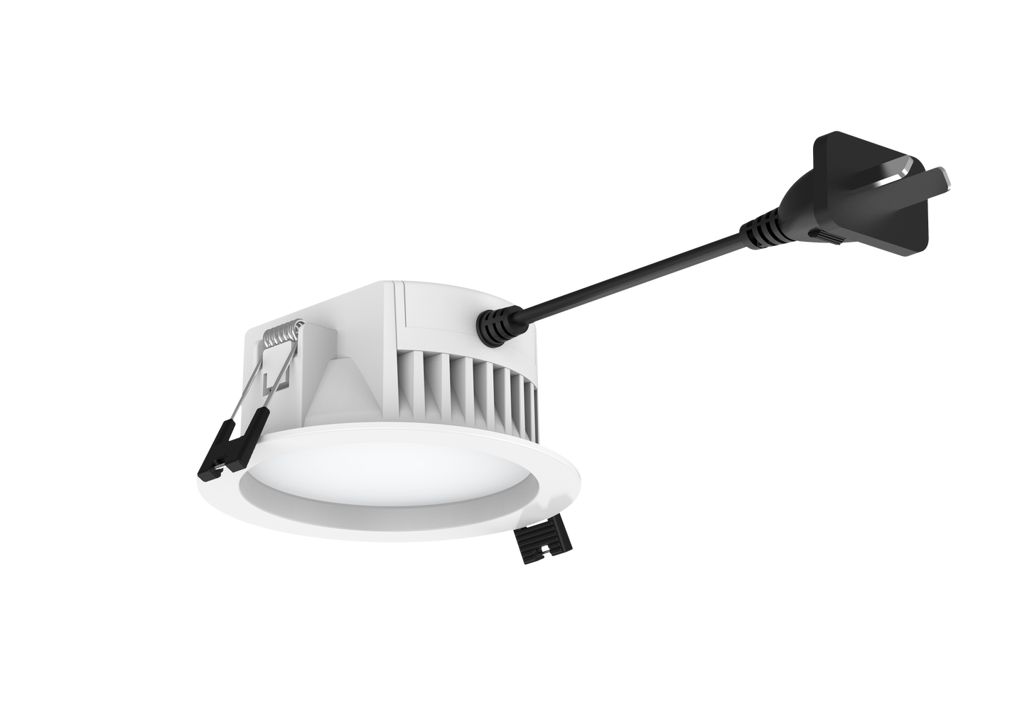 IC-4 90mm cutout integrated driver LED Downlight 106x47mm with flex cable & plug