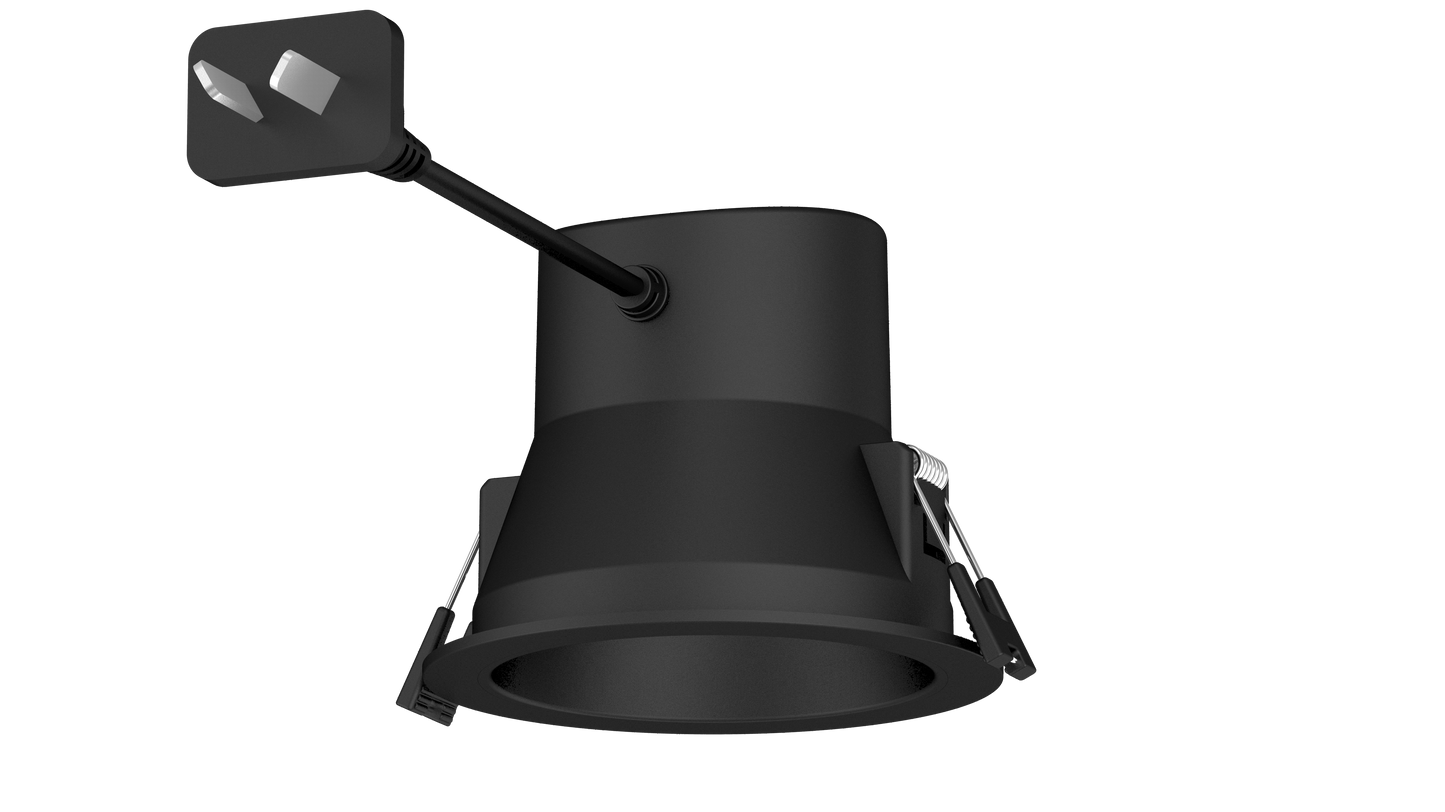 IC-4 deep reflector integrated driver LED Downlight,fixed with flex cable & plug