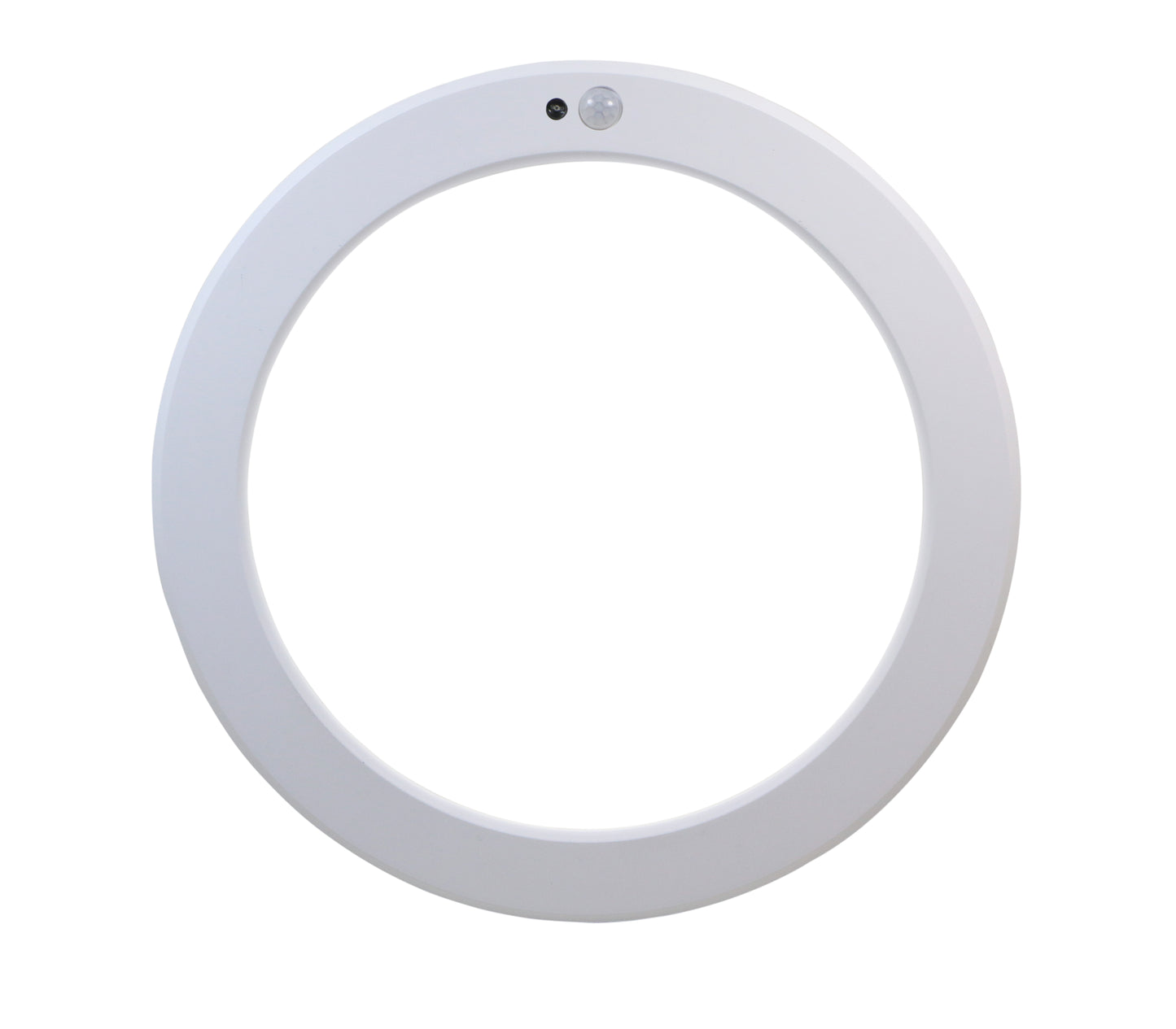 18W LED Ceiling Light, PIR sensor + photocell sensor, single color, 220mm Diameter - 1440 Lumens