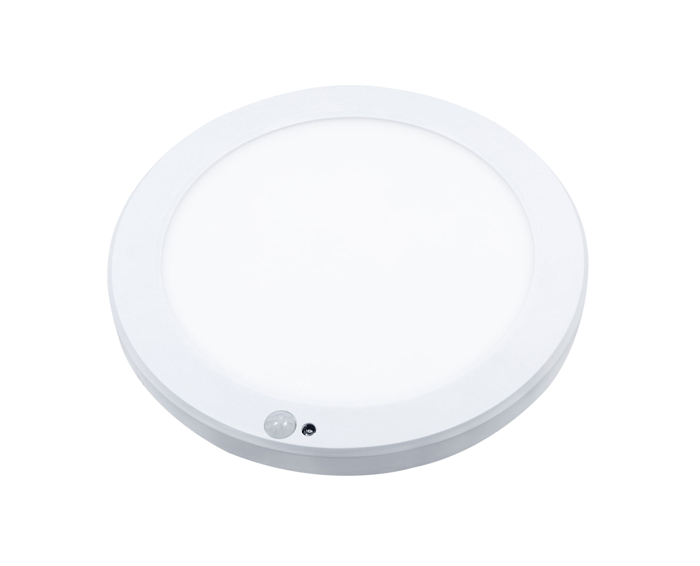 18W LED Ceiling Light, PIR sensor + photocell sensor, single color, 220mm Diameter - 1440 Lumens